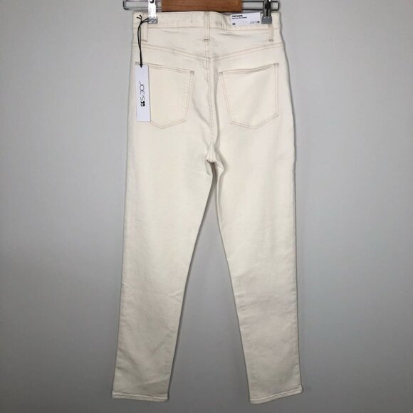 JOE'S Jeans The Raine High Rise Slim Straight Milk White Ankle Cropped Size 26 - Picture 4 of 9